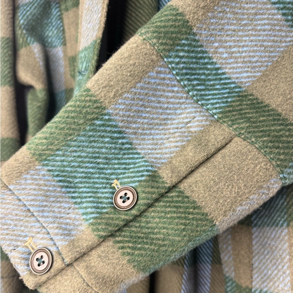 NWOT Anthropologie Pilcro Plaid Preppy boho Jacket Comfy Wool Blend Size Small - Picture 9 of 15